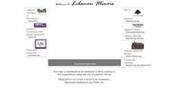 Desktop Screenshot of lebanonil.org